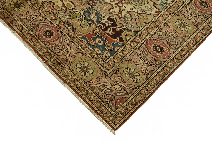 7x9 Hand-Knotted Turkish Wool Rug - 48974