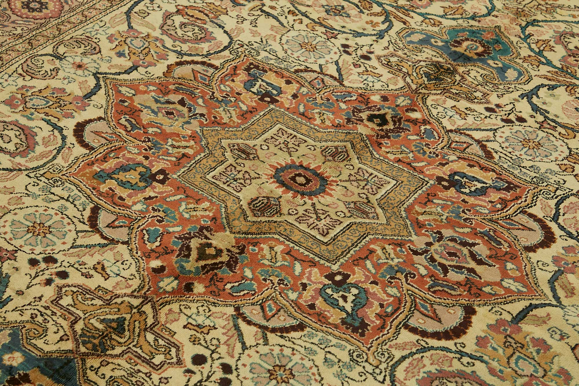 7x9 Hand-Knotted Turkish Wool Rug - 48974