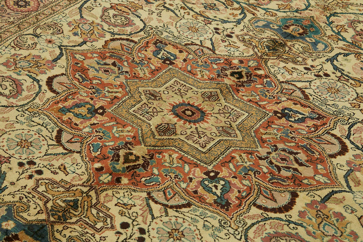 7x9 Hand-Knotted Turkish Wool Rug - 48974