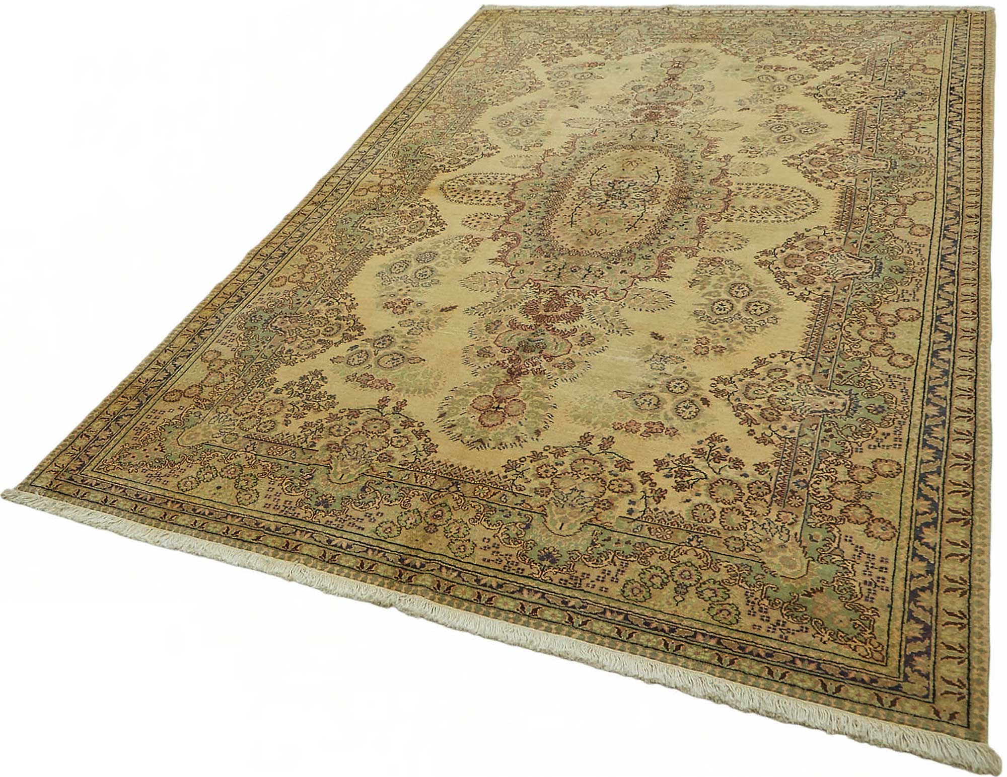 6x10 Hand-Knotted Turkish Wool Rug - 48975