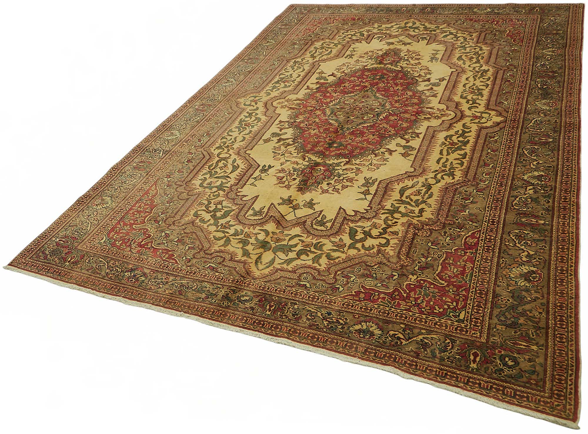 6x10 Hand-Knotted Turkish Wool Rug - 48976