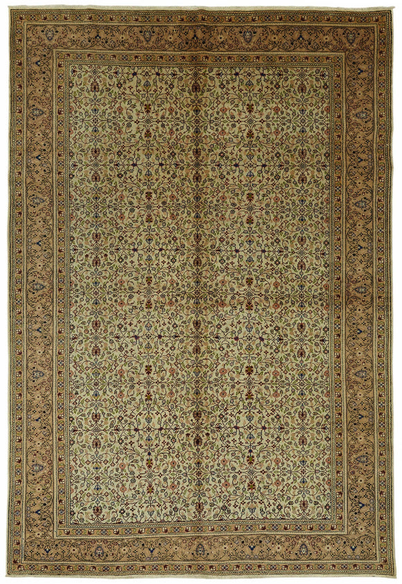 6x9 Hand-Knotted Turkish Wool Rug - 48978