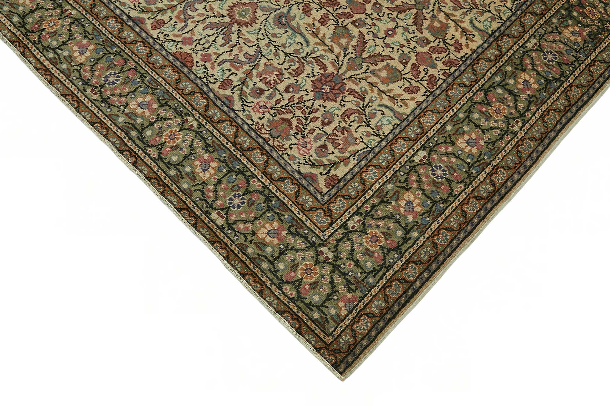 6x9 Hand-Knotted Turkish Wool Rug - 48980