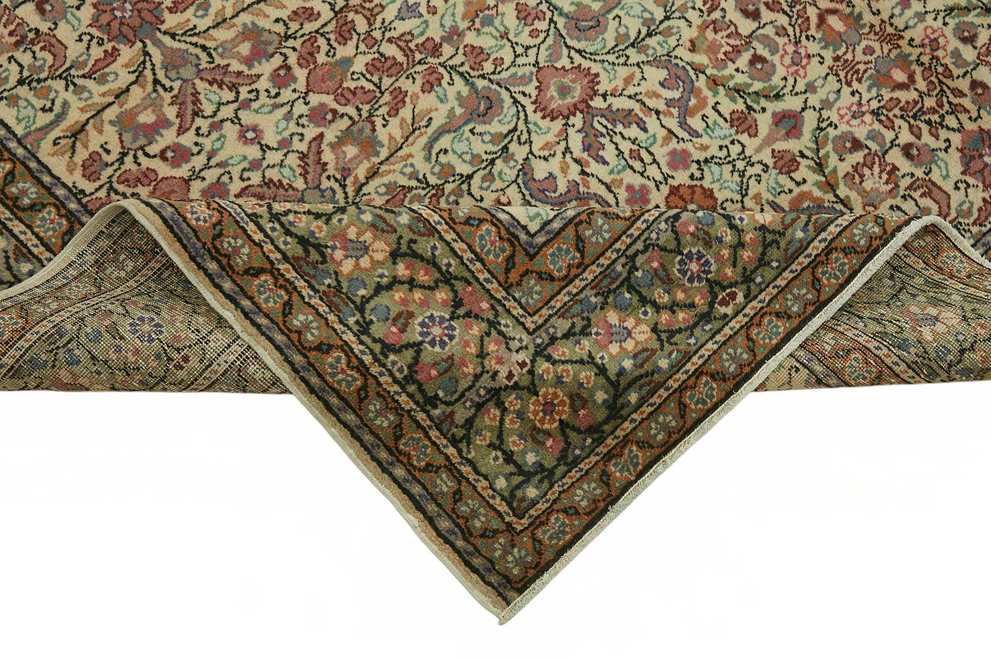 6x9 Hand-Knotted Turkish Wool Rug - 48980