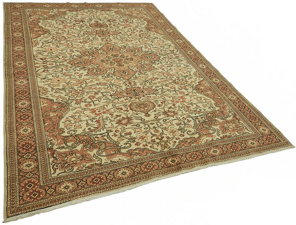 6x10 Hand-Knotted Turkish Wool Rug - 48981