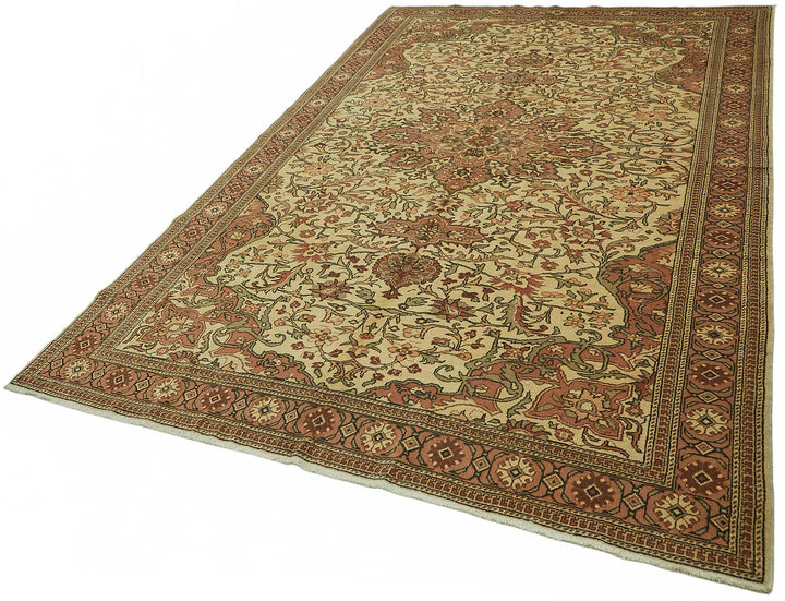 6x10 Hand-Knotted Turkish Wool Rug - 48981