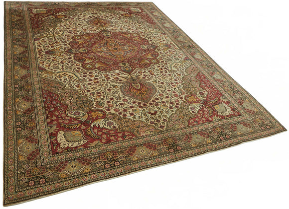 7x9 Hand-Knotted Turkish Wool Rug - 48982