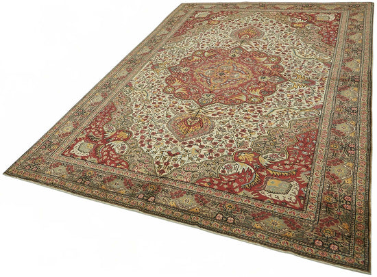 7x9 Hand-Knotted Turkish Wool Rug - 48982