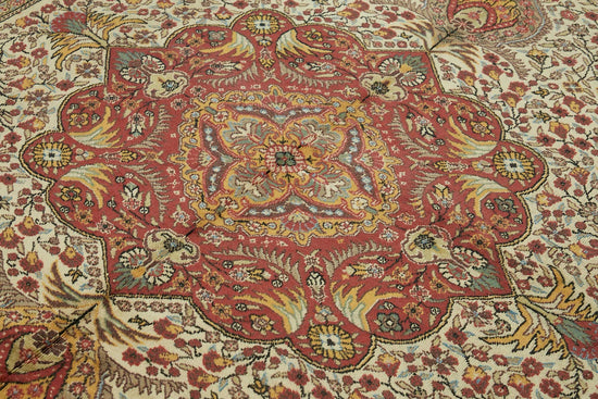 7x9 Hand-Knotted Turkish Wool Rug - 48982