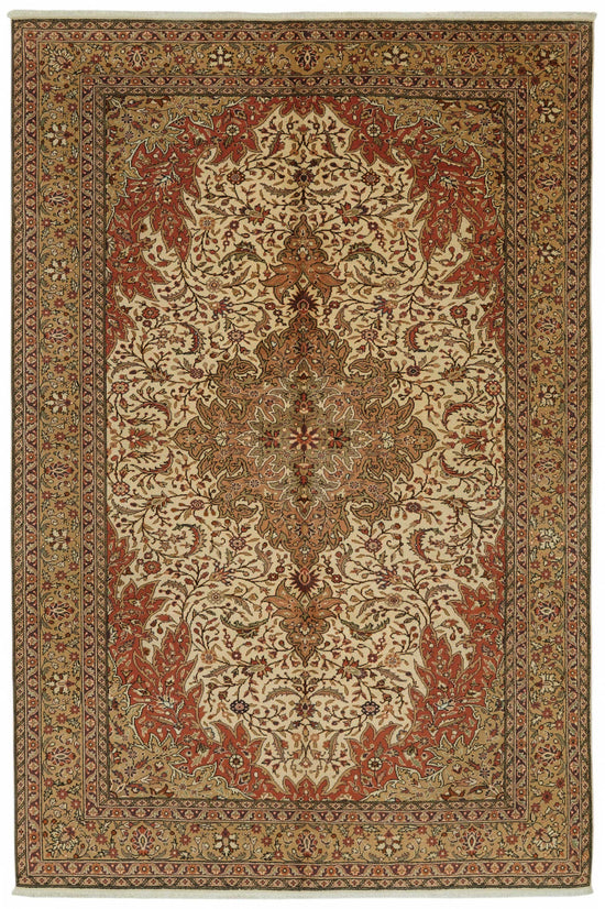 7x9 Hand-Knotted Turkish Wool Rug - 48983