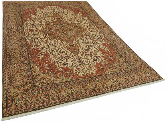 7x9 Hand-Knotted Turkish Wool Rug - 48983