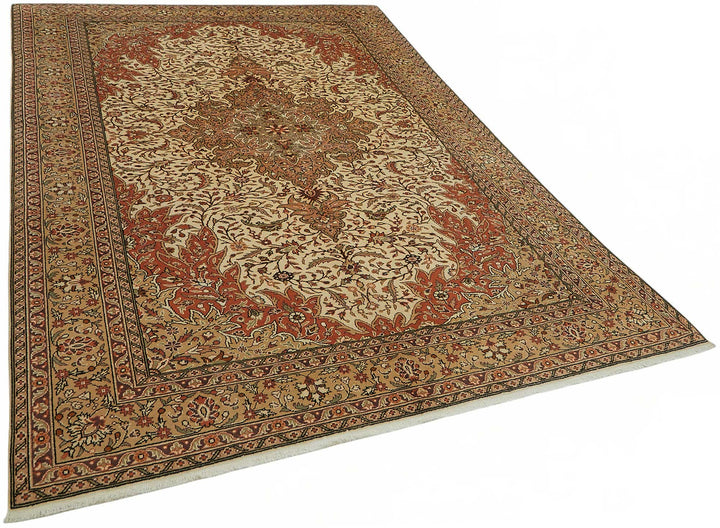 7x9 Hand-Knotted Turkish Wool Rug - 48983