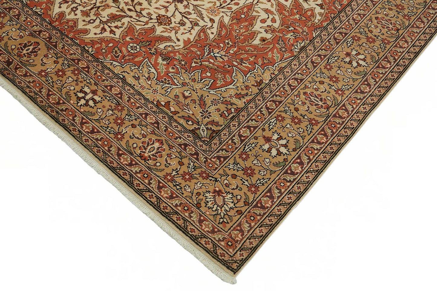 7x9 Hand-Knotted Turkish Wool Rug - 48983