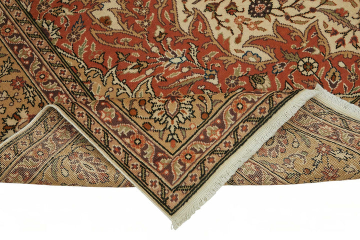 7x9 Hand-Knotted Turkish Wool Rug - 48983