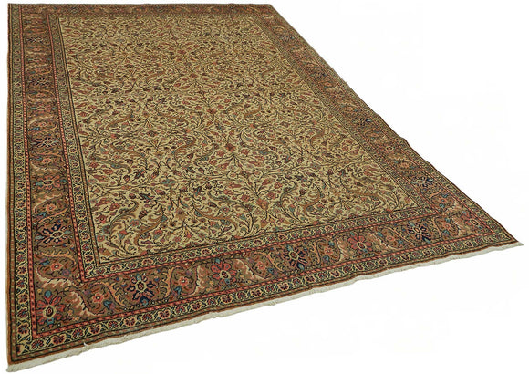 7x9 Hand-Knotted Turkish Wool Rug - 48985