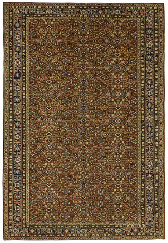 7x10 Hand-Knotted Turkish Wool Rug - 48987