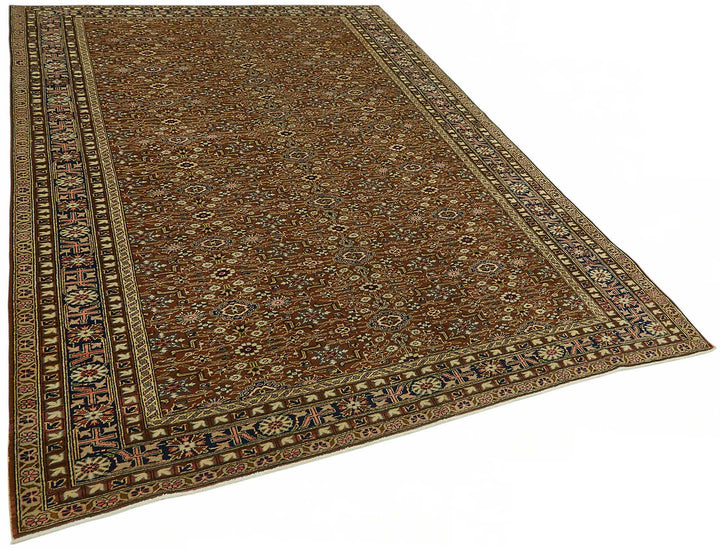 7x10 Hand-Knotted Turkish Wool Rug - 48987