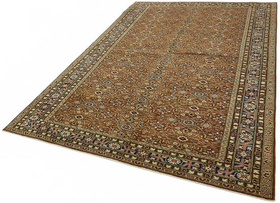 7x10 Hand-Knotted Turkish Wool Rug - 48987