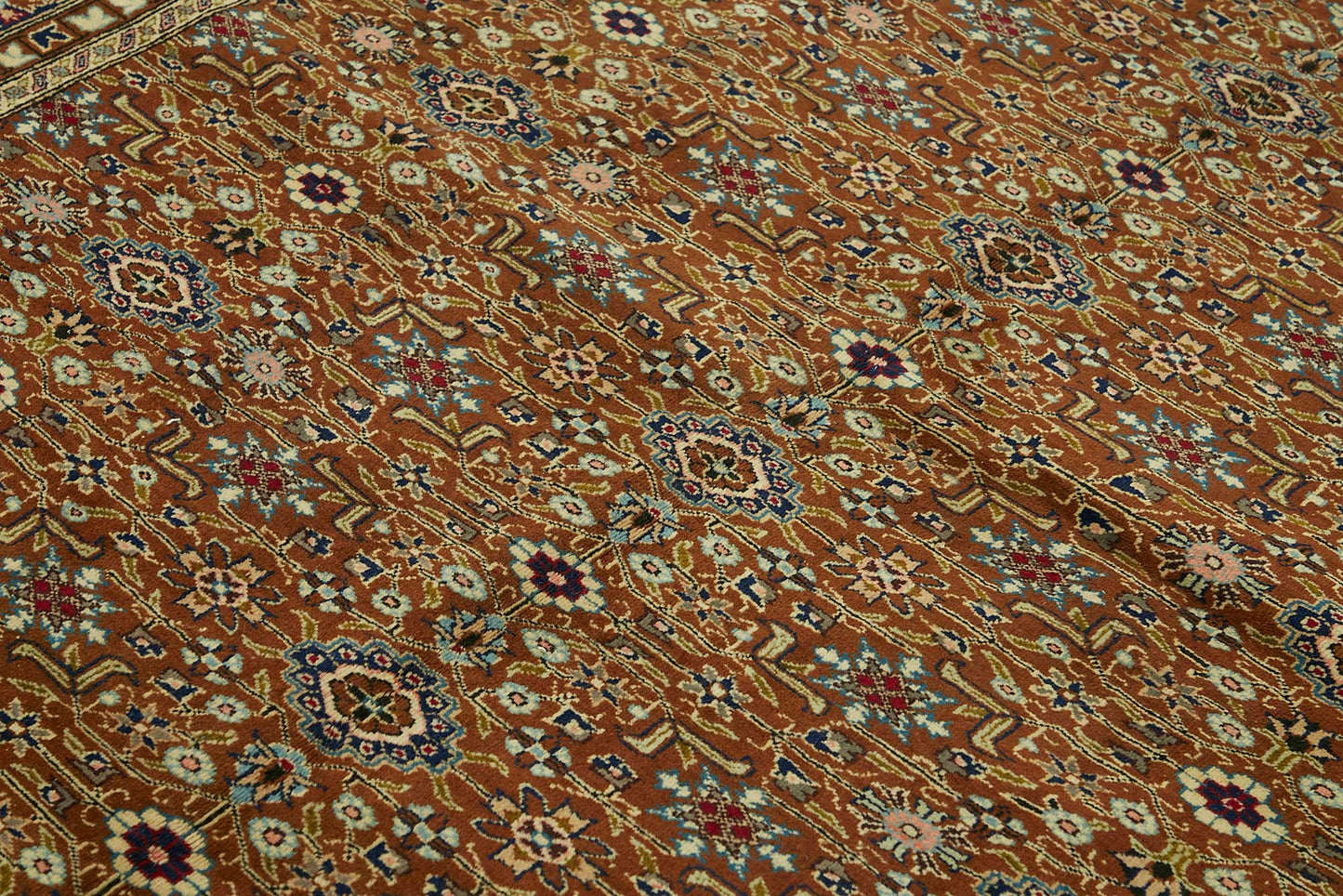 7x10 Hand-Knotted Turkish Wool Rug - 48987