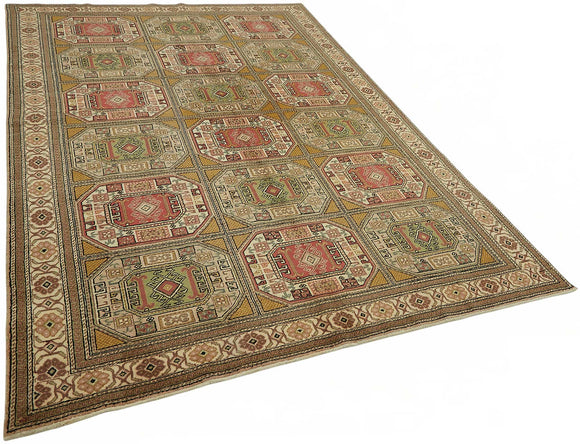 6x10 Hand-Knotted Turkish Wool Rug - 48988