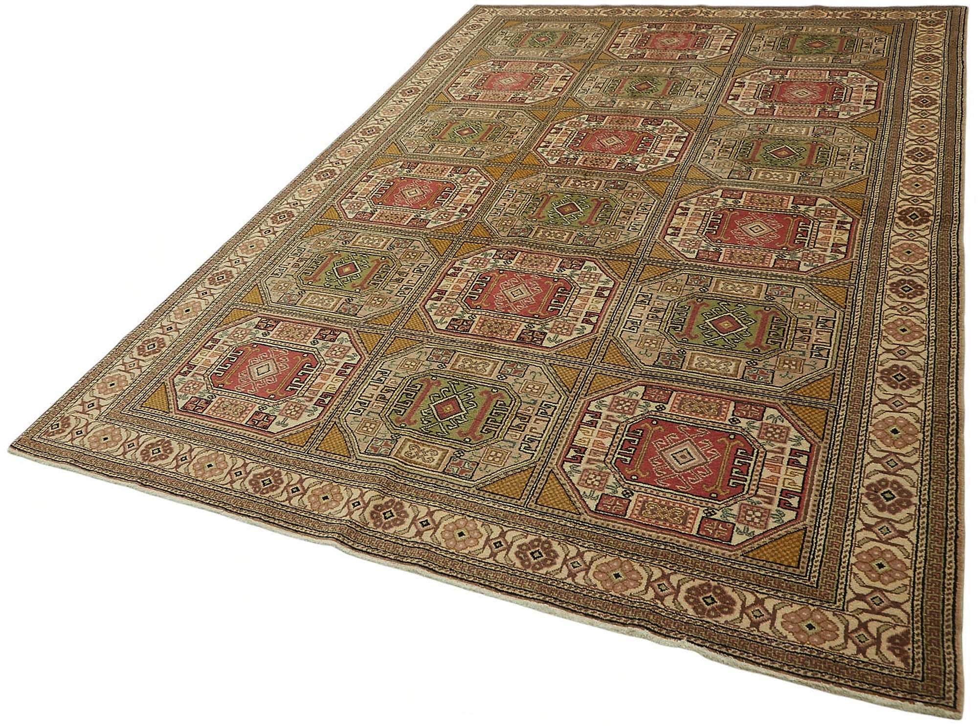 6x10 Hand-Knotted Turkish Wool Rug - 48988