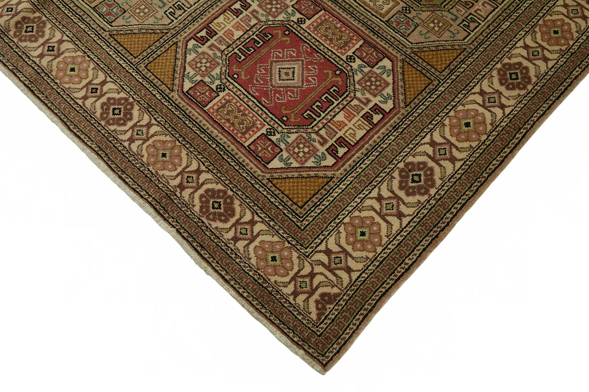 6x10 Hand-Knotted Turkish Wool Rug - 48988
