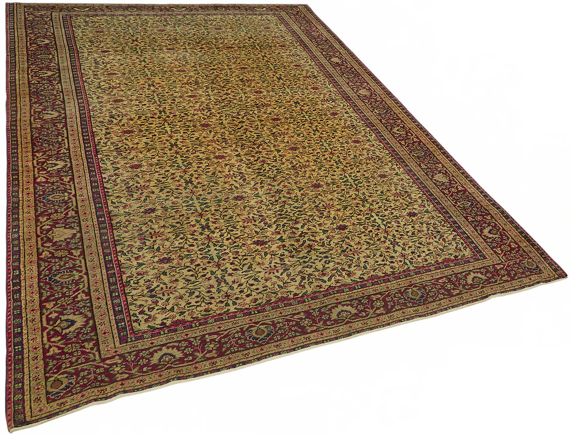 6x9 Hand-Knotted Turkish Wool Rug - 48989