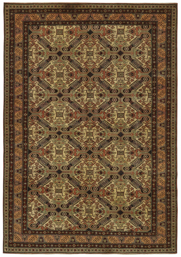 6x9 Hand-Knotted Turkish Wool Rug - 48990