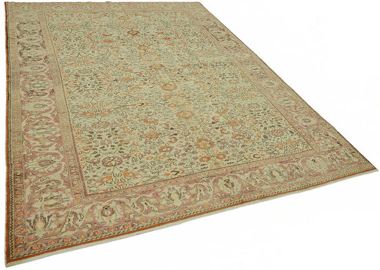 7x9 Hand-Knotted Turkish Wool Rug - 48991