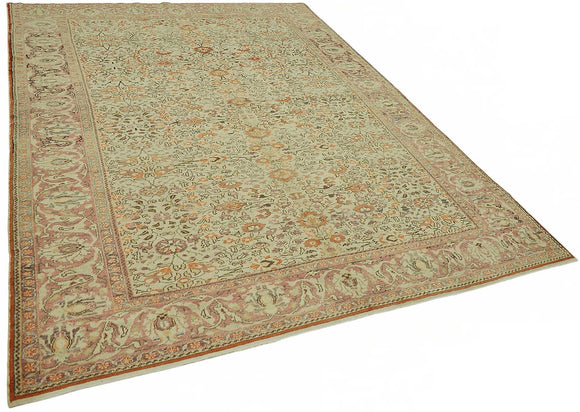 7x9 Hand-Knotted Turkish Wool Rug - 48991