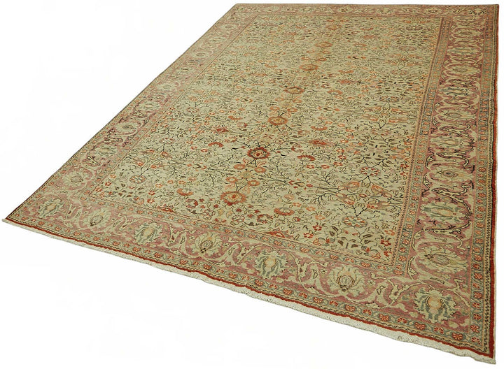 7x9 Hand-Knotted Turkish Wool Rug - 48991