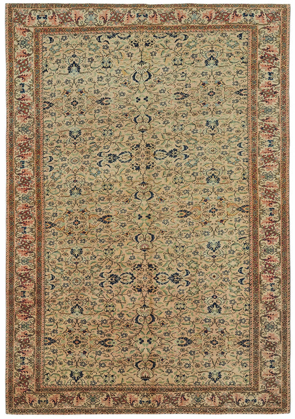 6x9 Hand-Knotted Turkish Wool Rug - 48993