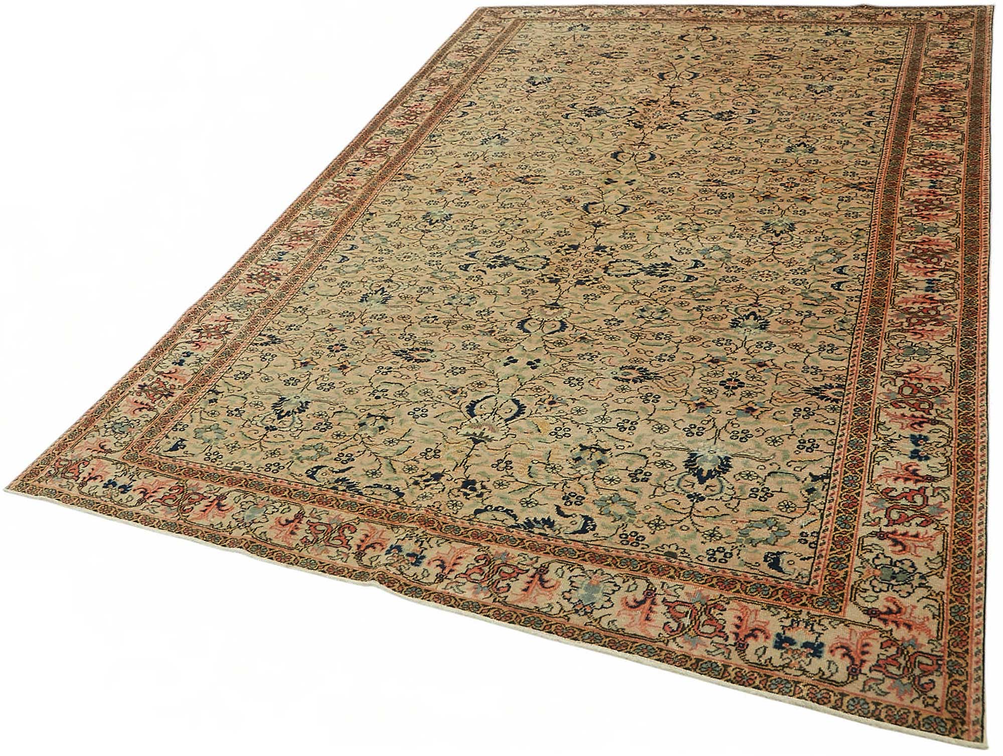 6x9 Hand-Knotted Turkish Wool Rug - 48993