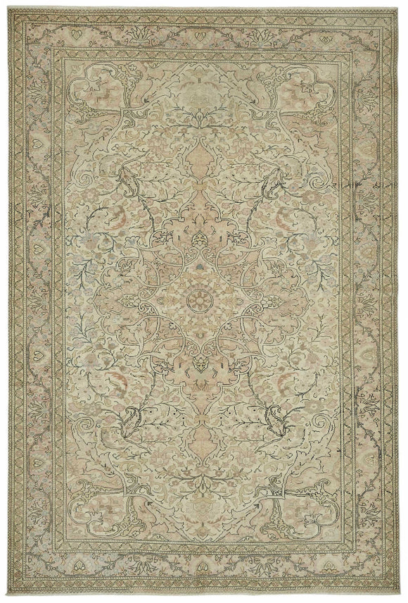 6x9 Hand-Knotted Turkish Wool Rug - 48994