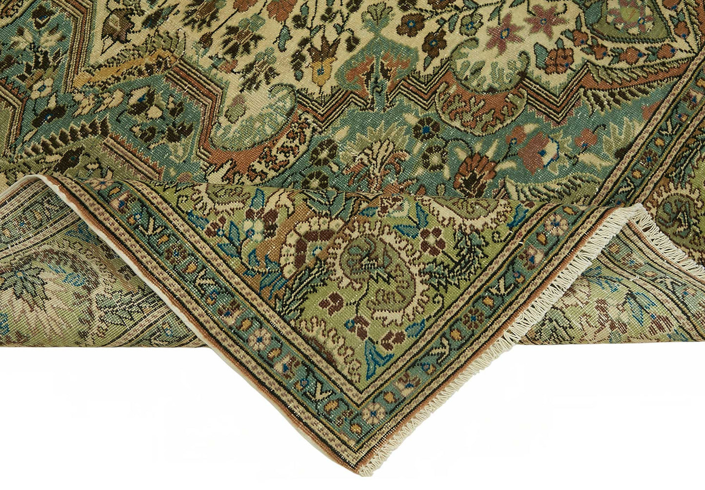7x9 Hand-Knotted Turkish Wool Rug - 48995