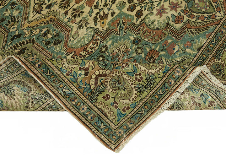 7x9 Hand-Knotted Turkish Wool Rug - 48995
