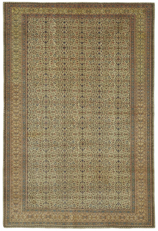 6x10 Hand-Knotted Turkish Wool Rug - 48996