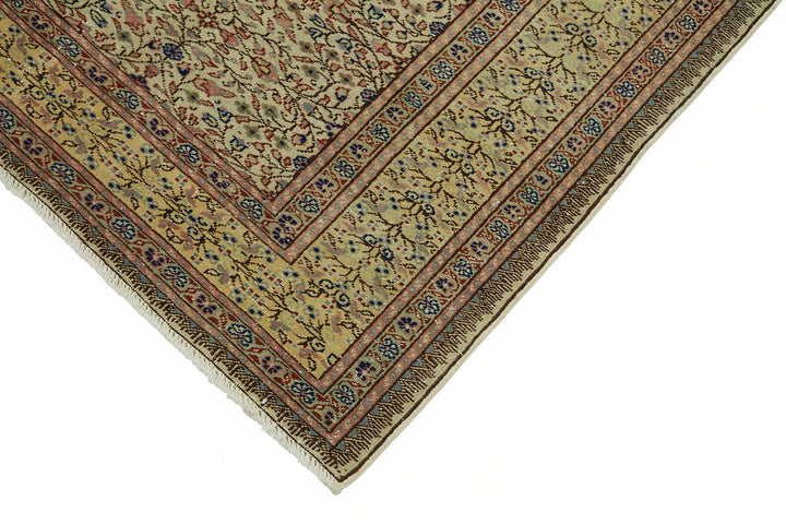 6x10 Hand-Knotted Turkish Wool Rug - 48996