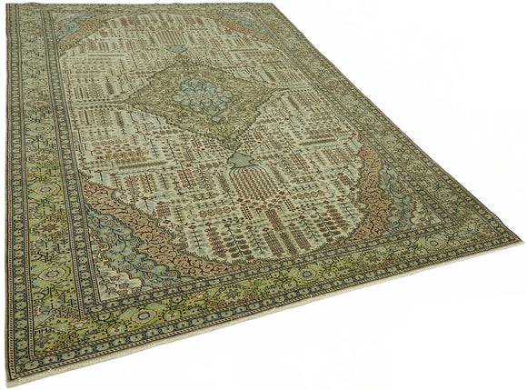 6x9 Hand-Knotted Turkish Wool Rug - 48997