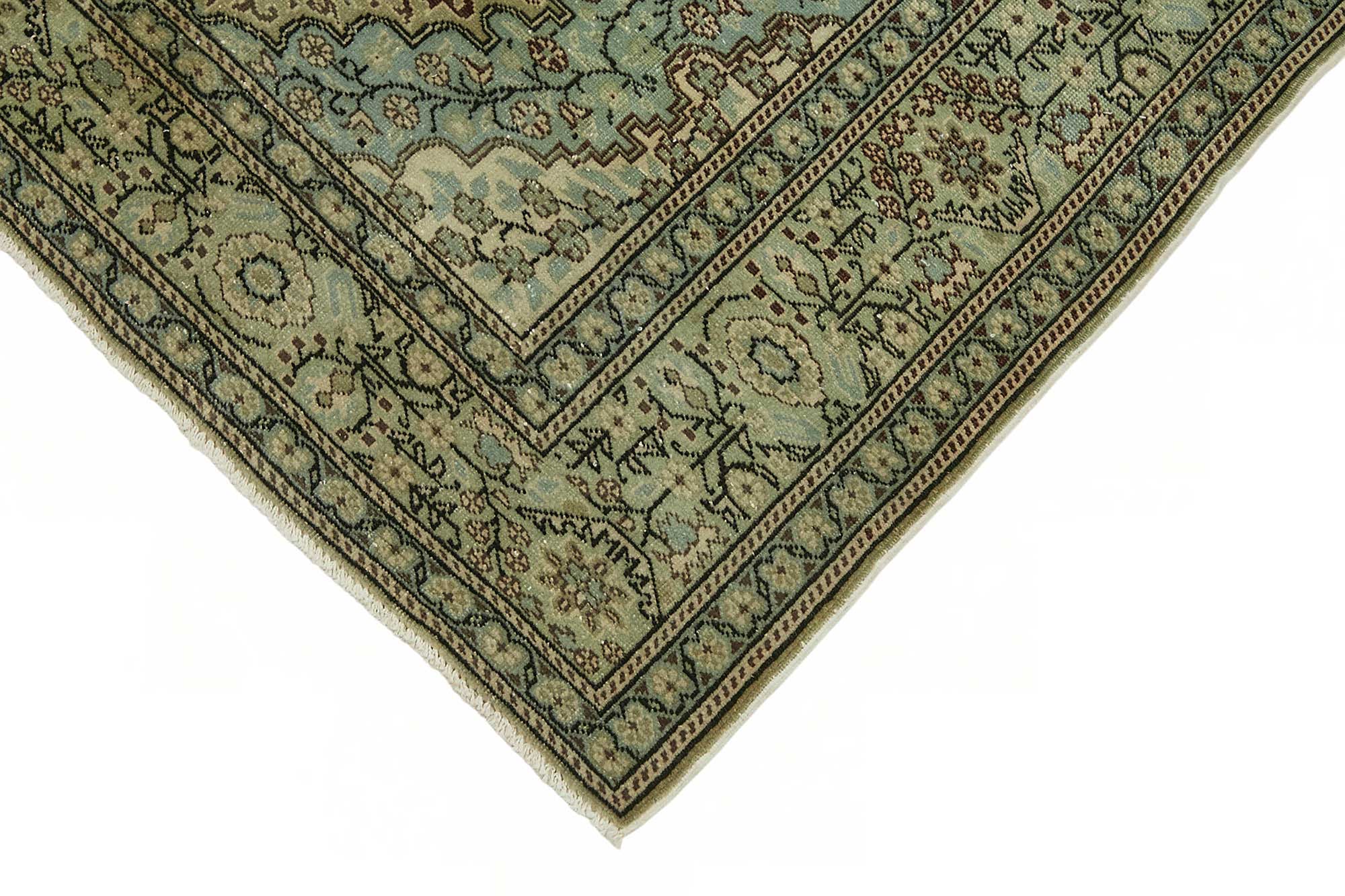 6x9 Hand-Knotted Turkish Wool Rug - 48997