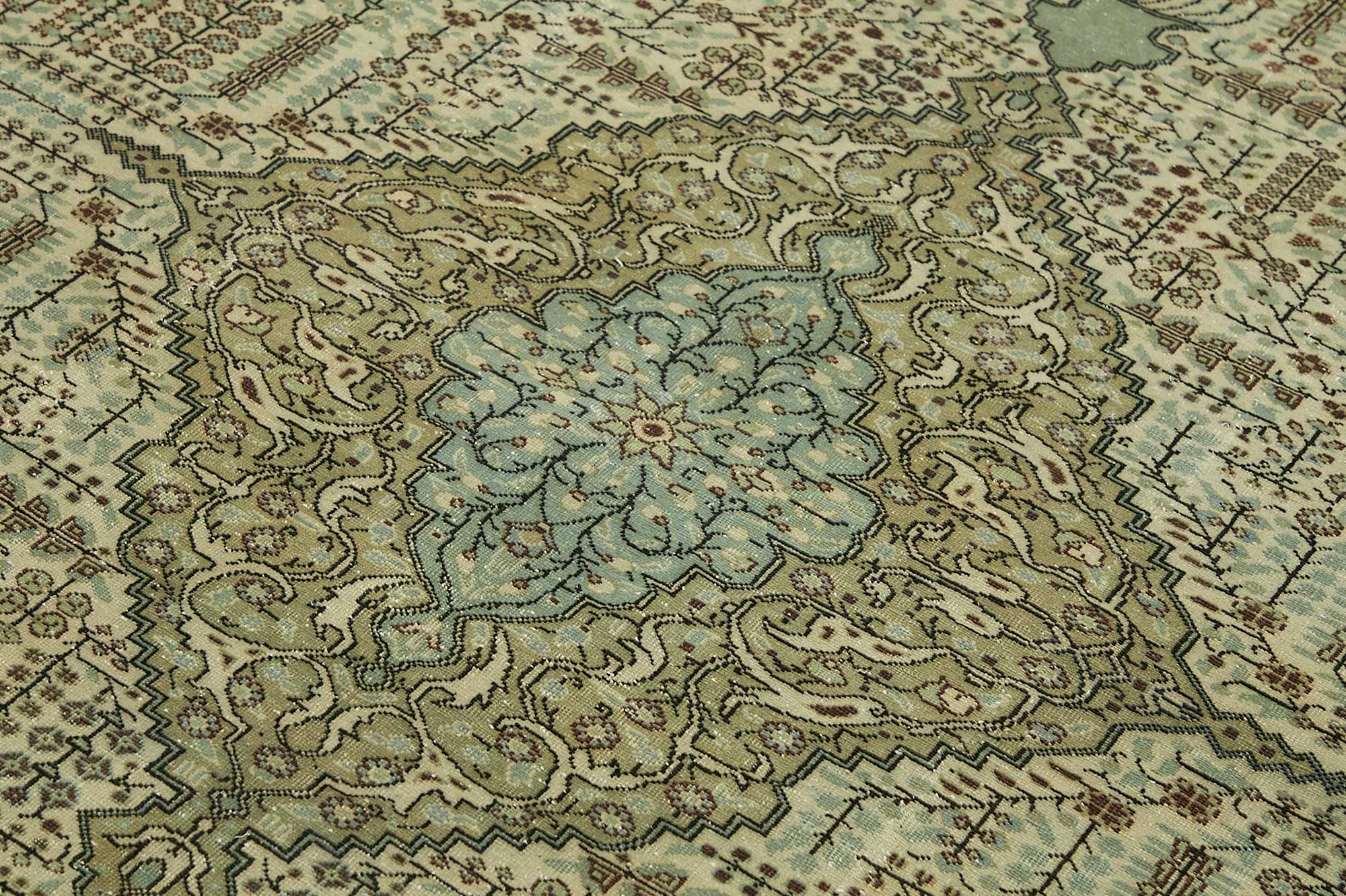 6x9 Hand-Knotted Turkish Wool Rug - 48997