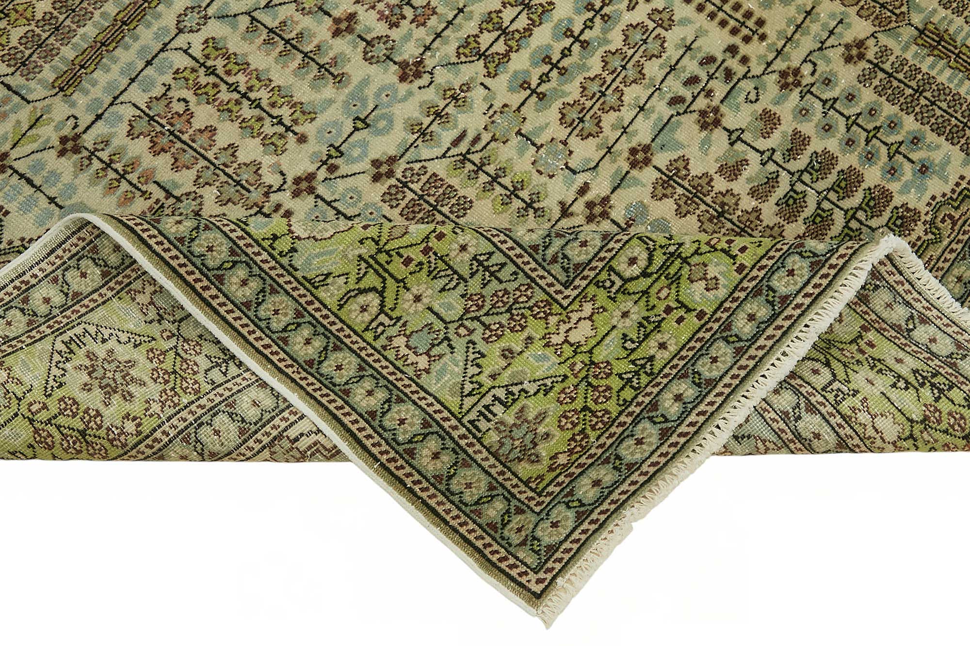 6x9 Hand-Knotted Turkish Wool Rug - 48997