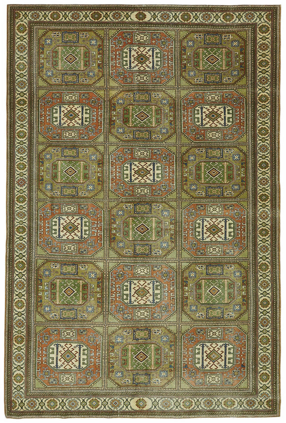 6x9 Hand-Knotted Turkish Wool Rug - 48998
