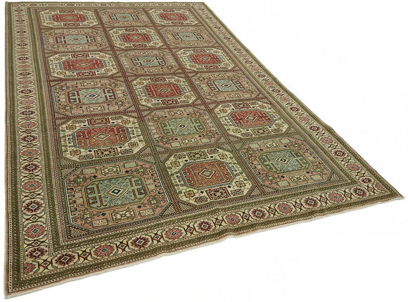 6x10 Hand-Knotted Turkish Wool Rug - 48999