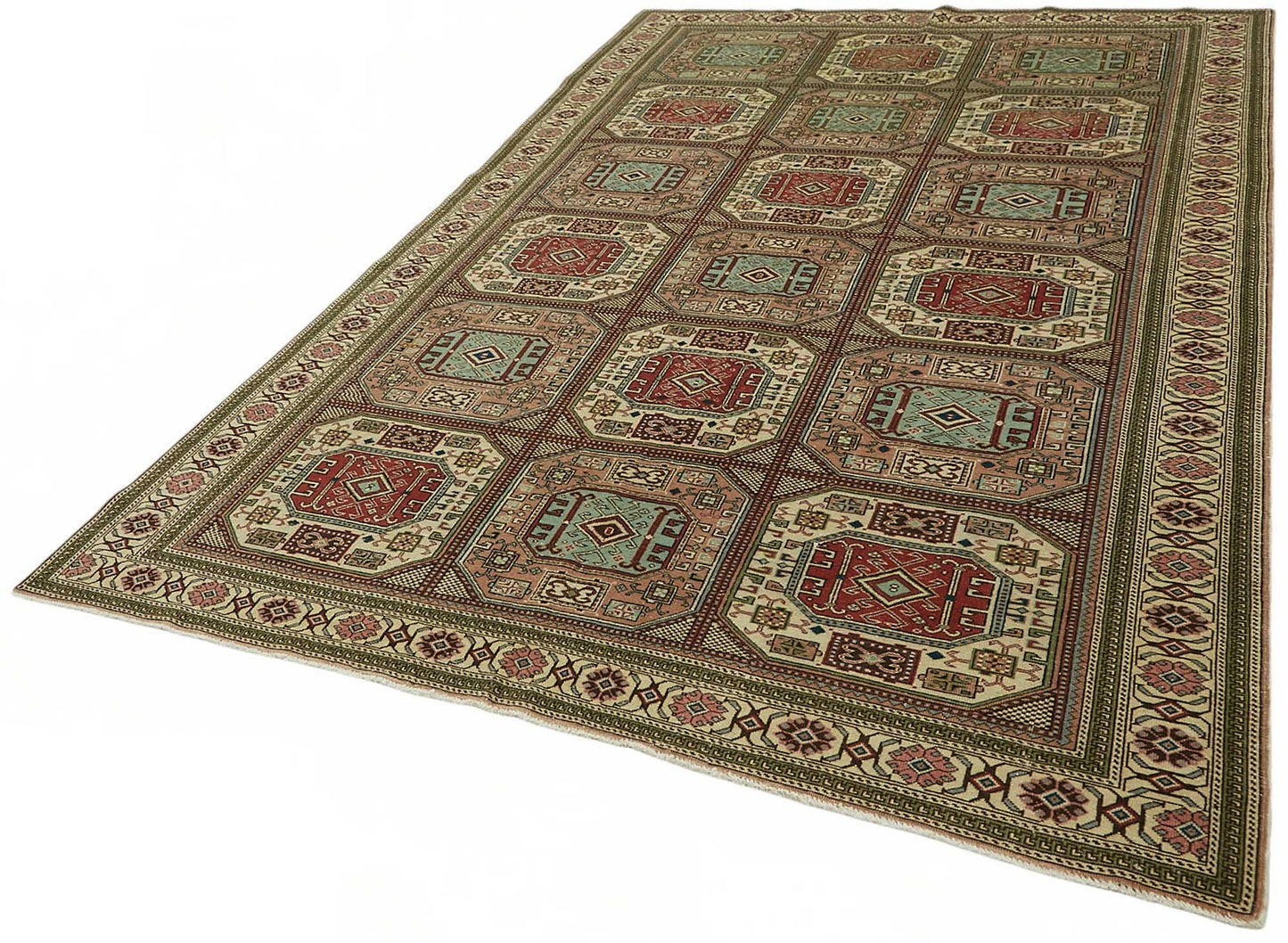 6x10 Hand-Knotted Turkish Wool Rug - 48999