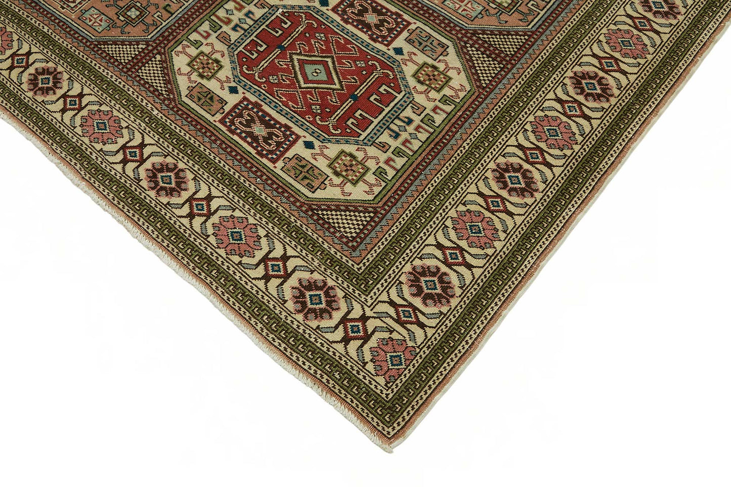 6x10 Hand-Knotted Turkish Wool Rug - 48999