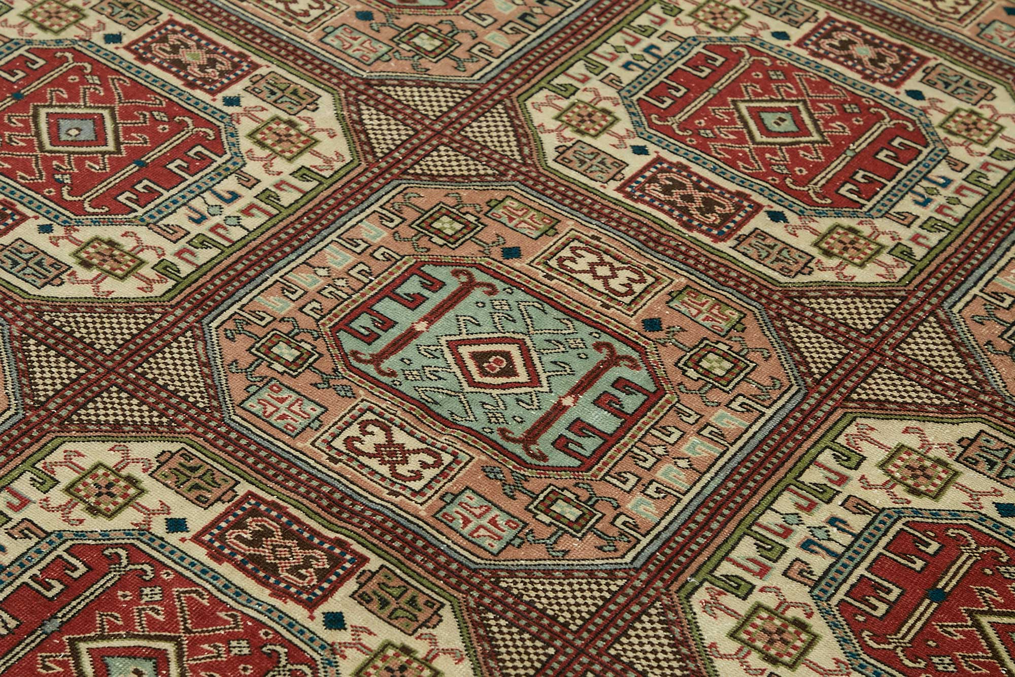 6x10 Hand-Knotted Turkish Wool Rug - 48999