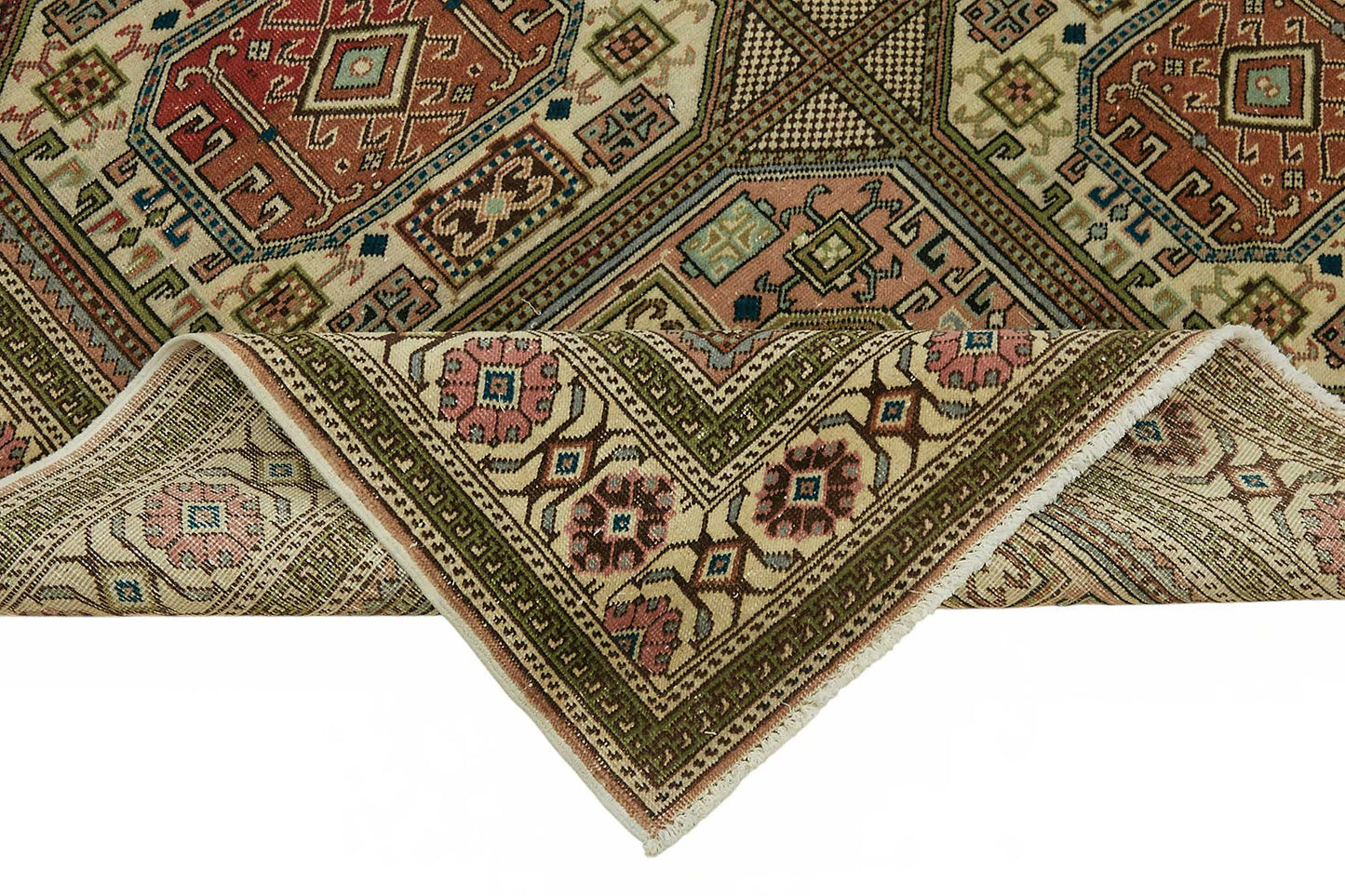 6x10 Hand-Knotted Turkish Wool Rug - 48999