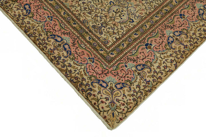 7x9 Hand-Knotted Turkish Wool Rug - 49001