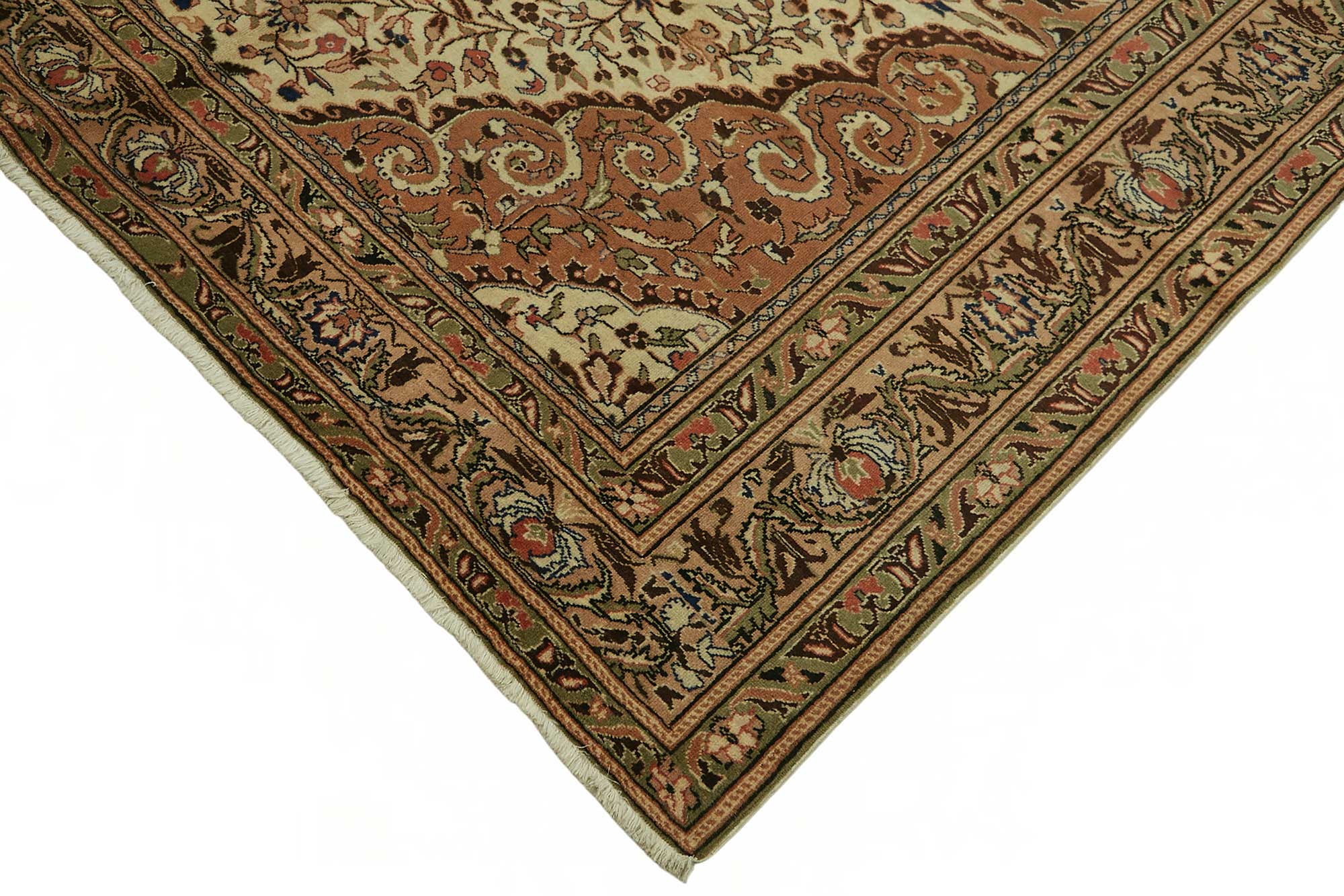 7x10 Hand-Knotted Turkish Wool Rug - 49004